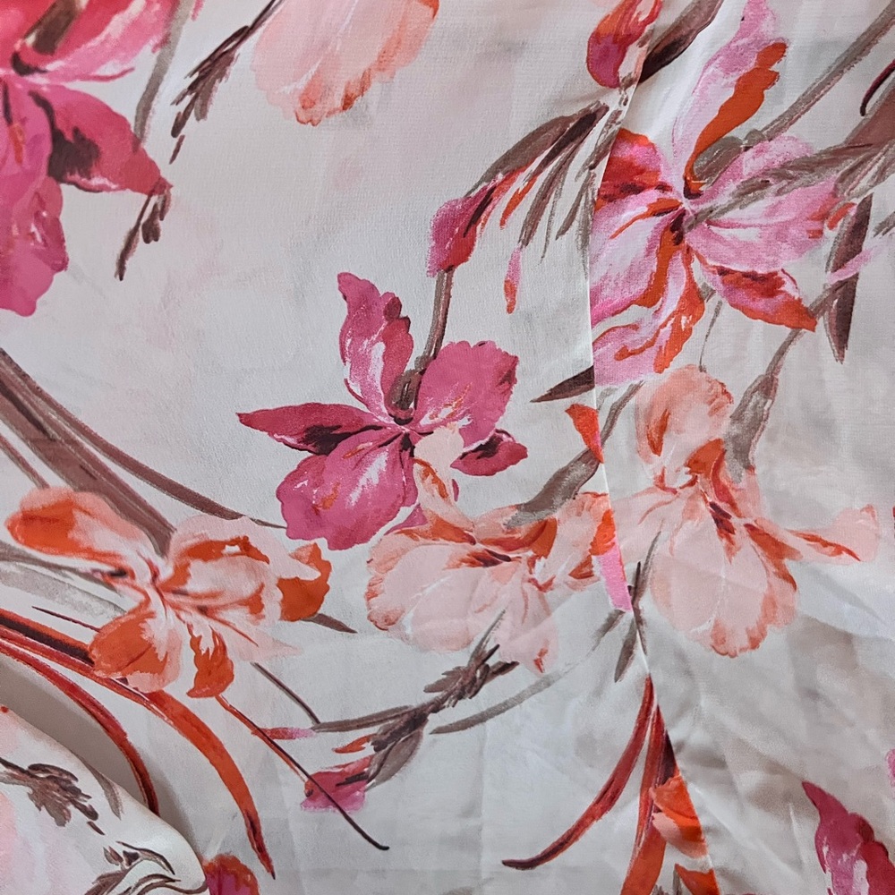 🌺 Flowing Floral Halter Maxi Dress w. Deep V Neck | Med | GUC | Festival Wear ☀️ - Picture 13 of 16